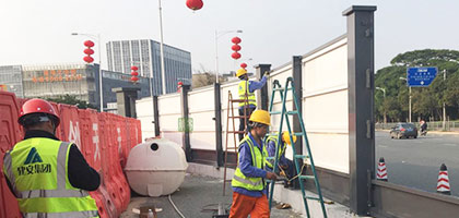 圍擋-工地圍擋施工圍擋到底具備什么樣的作用？，深圳市大通建設(shè)發(fā)展有限公司鋼結(jié)構(gòu)圍擋生產(chǎn)廠家