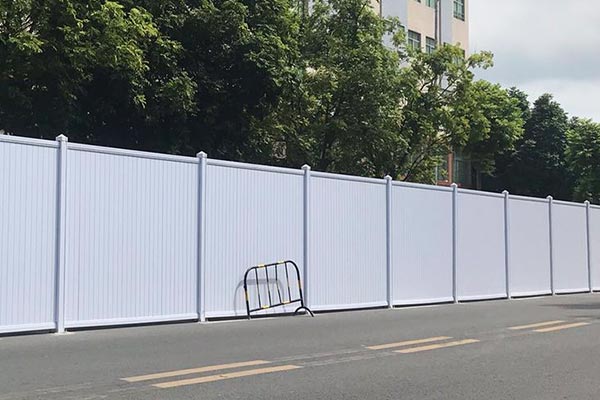工地圍擋施工效果圖，簡易工地施工圍擋廠家
